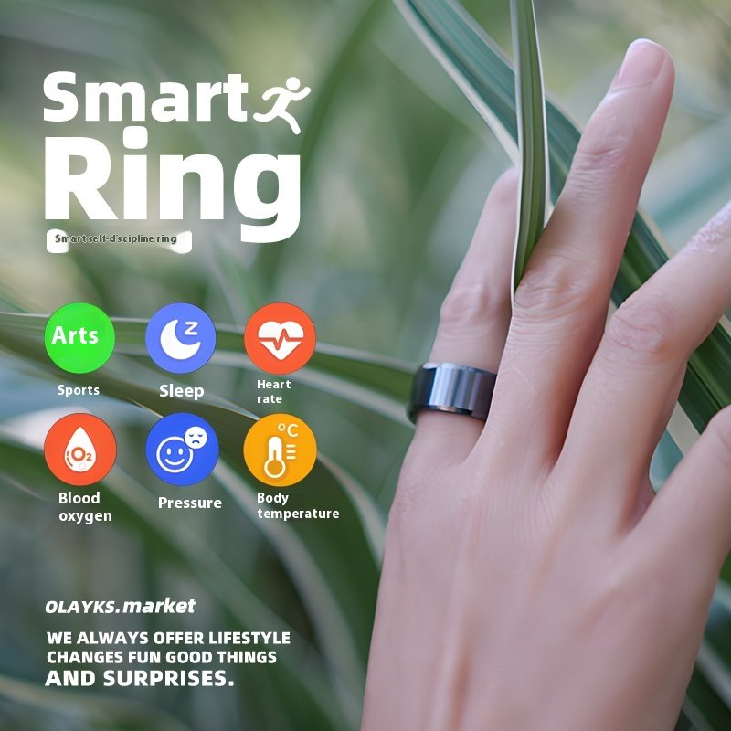 Smart Health Ring — 24/7 Health Tracker | Sleep, HRV, SpO2, Steps