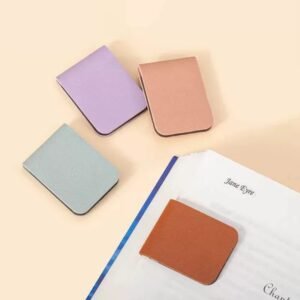 Leather Magnetic Bookmark Set