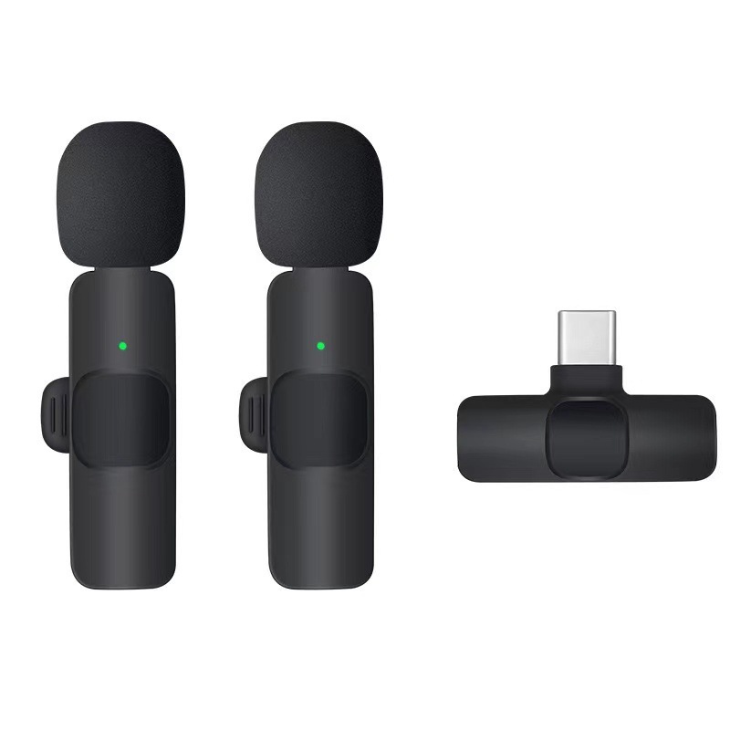 Wireless Lavalier Microphone Drag Two Outdoor - Image 2