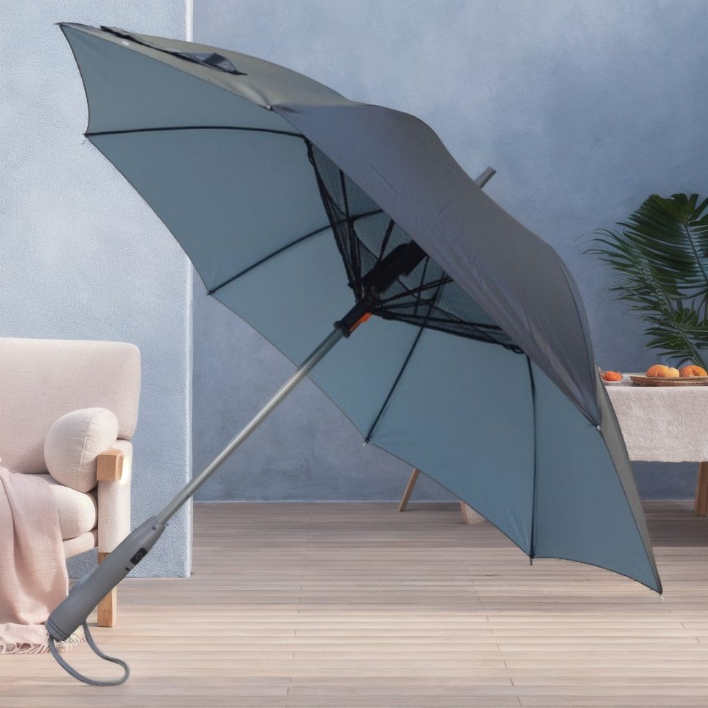 Ventilo Brume Parapluie Rechargeable