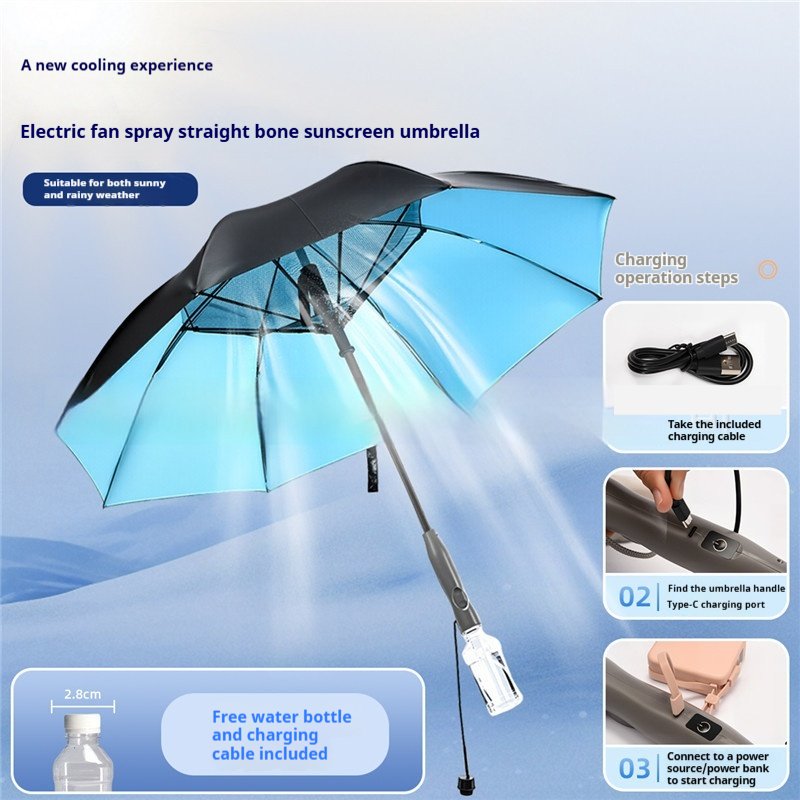 Parapluie Ventilo Brume Ete